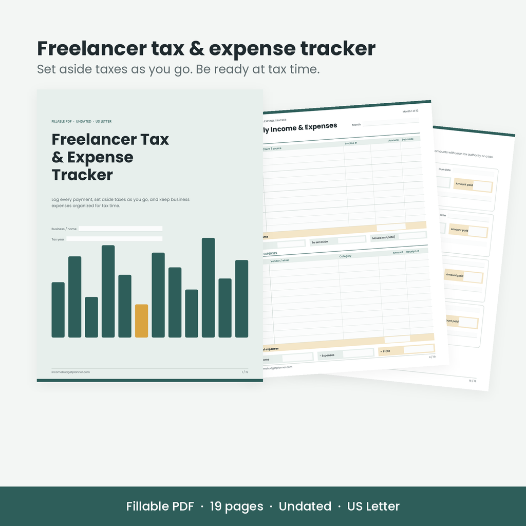 Included: Freelancer Tax and Expense Tracker
